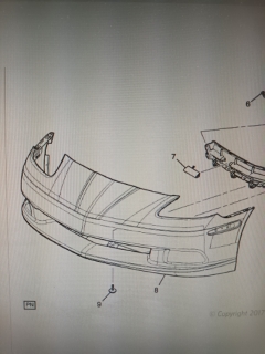 Frontmaske - Front Fascia  Corvette C6 05-09